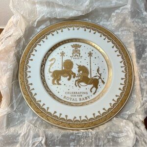 Royal Collection Trust Princess Charlotte 2015 Royal Baby Birth Plate UK w BOX